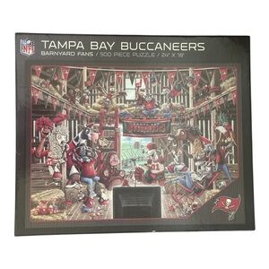 NFL Tampa Bay Buccaneers Barnyard Fans 500 Piece Puzzle NWT
